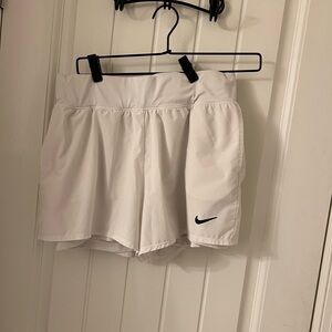 Nike Women's White Athletic Shorts